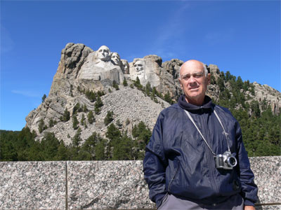 Ronald with the four Presidents 