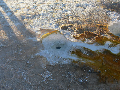 Small Blow hole bubbeling