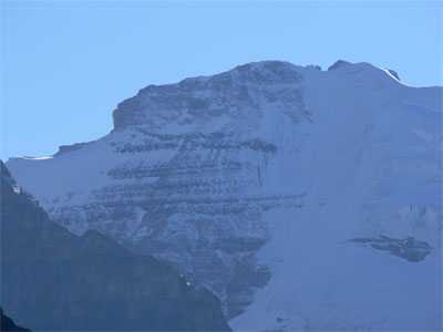 Mount Victoria at end of Lake Louise