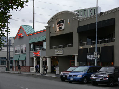 The Bonefish restaurant near the yacht harbour 