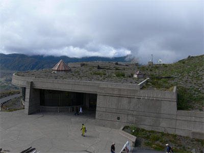 Johnson Ridge Observatory 7 miles from Mt. St. Helens 