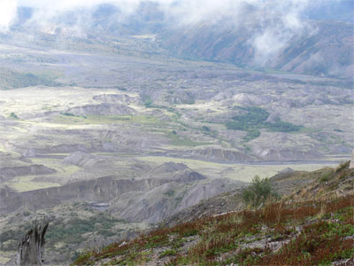 Large chunks of the mountain dropped in valley 