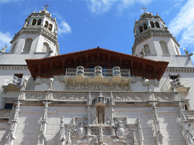 Balcony above front door