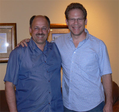 Steve with John. Steve was a most gracious host. 