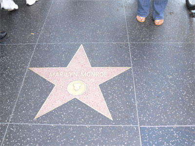 Marilyn Monroe's star - Movie logo 