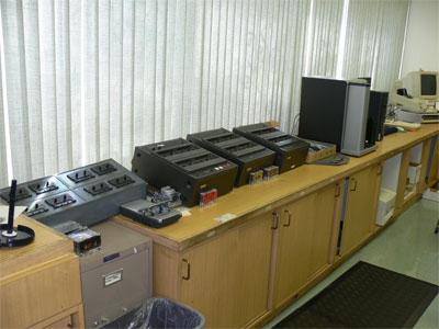 Cassette duplicators. Not used very much today. 