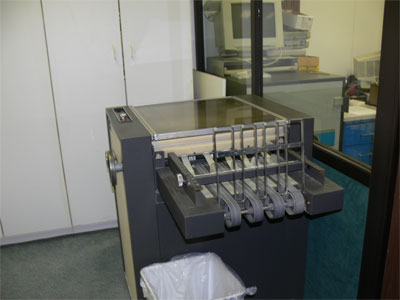 Very old envelope machine 