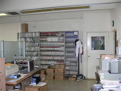 These reel to reel archives are stored in another warehouse near the main office. Who will digatize this treasure trove of God's teaching? 