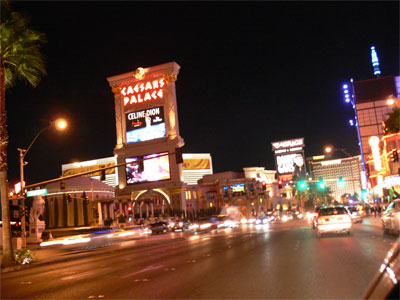 A visit to Caesars Palace was a must 