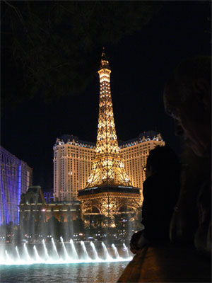 The Eiffel tower was almost more beautiful than the real thing in Paris, although not a big. 