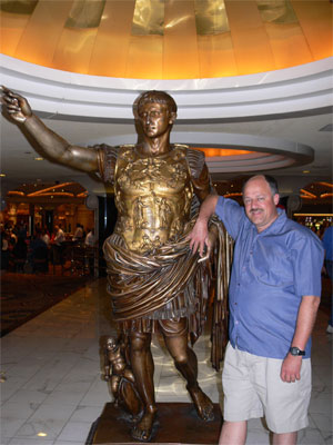 Friend of Caesar. This statue was just inside the front door. 