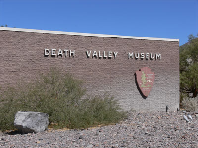 Death Valley Museum. The park staff here were very jovial and helpful.